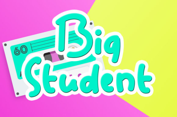 Big Student: A Chic Display Font for Modern Web Projects