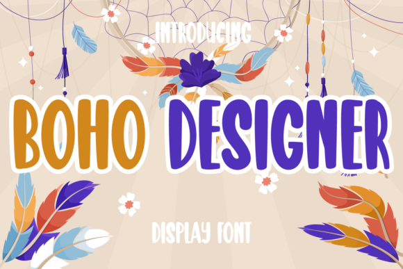 Boho Designer: A Modern Display Font for Digital Branding
