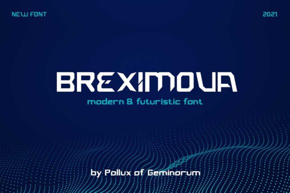 Breximova: A Futuristic Display Font for Editorial Impact