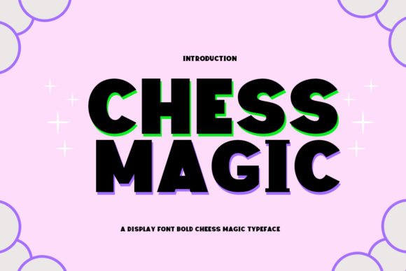 Chess Magic: A Display Font That Holds Attention