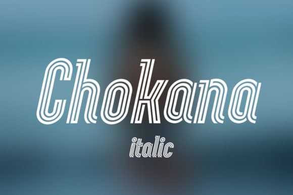 Chokana Italic: A Display Font with Quiet Retro Charm