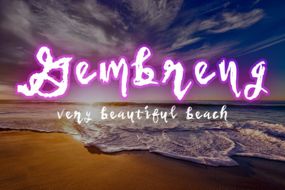 Gembreng: A Thoughtful Display Font for Digital Branding