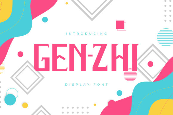 Genzhi: A Natural, Consistent Display Font for Small Business Branding