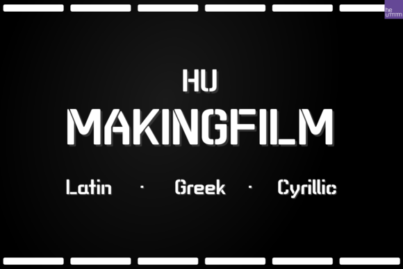 HU Makingfilm: A Vintage Display Font That Feels Like Home