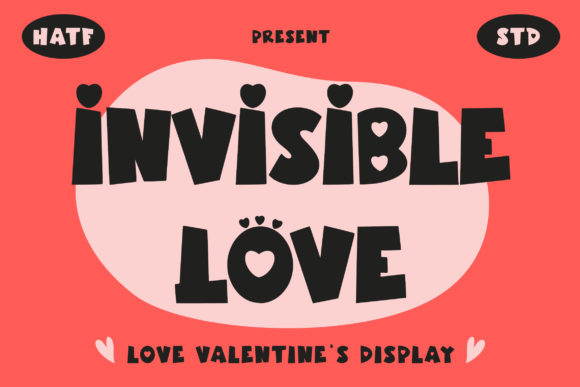 Invisible Love: A Bold Display Font for Editorial Impact