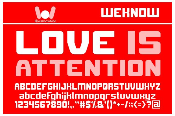 Love is Attention: A Display Font That Anchors Digital Branding