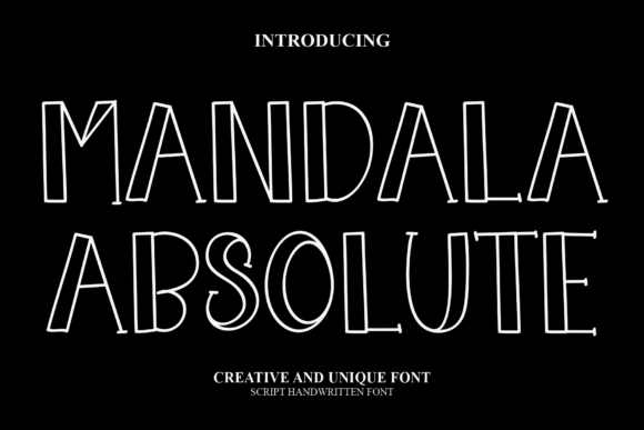 Mandala Absolute: A Display Font That Breathes Calm Into Editorial Design