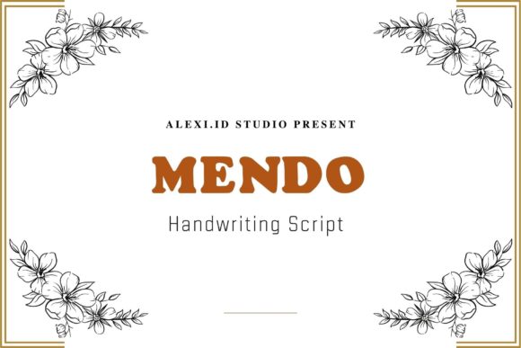 Mendo: A Display Font That Feels Like a Design Win