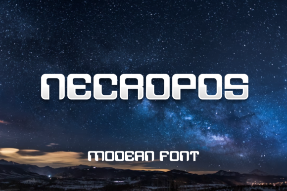 Necropos Font: Bold, Authentic Display Type for Handmade Brands