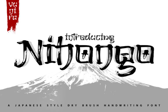 Nihongo: A Japanese Brushed Display Font for Editorial Impact