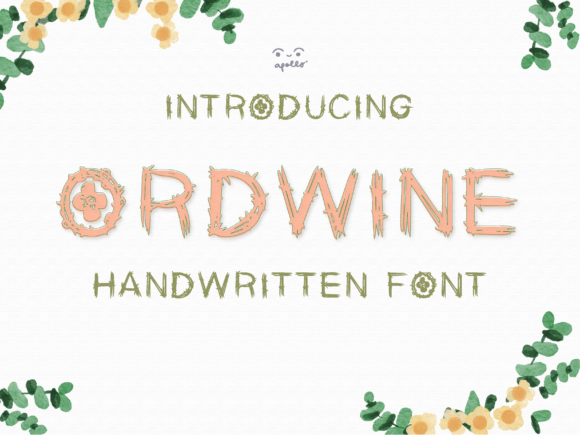 Ordwine: A Thoughtful Display Font for Editorial Calm