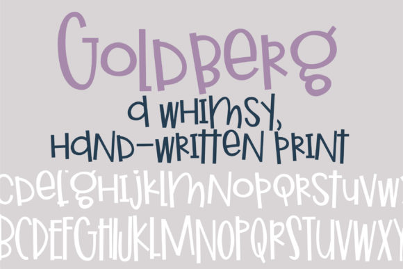 PN Goldberg: A Youthful Display Font for Editorial Charm