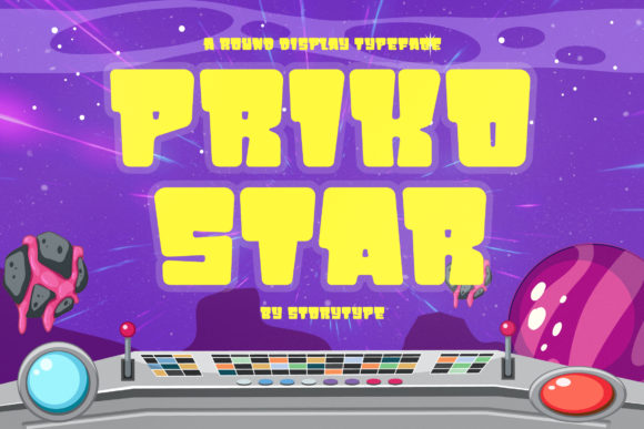 Priko Star: A Bold Display Font That Commands Attention Online