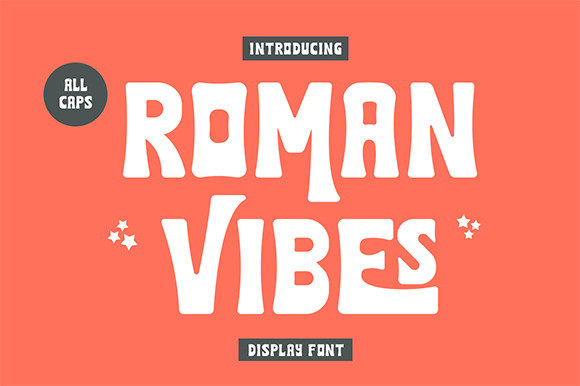 Roman Vibes: A Display Font That Builds Brand Trust