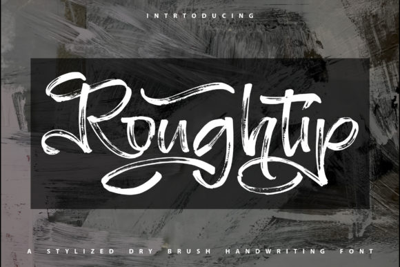 Roughtip: A Brushed Display Font That Elevates Digital Headlines