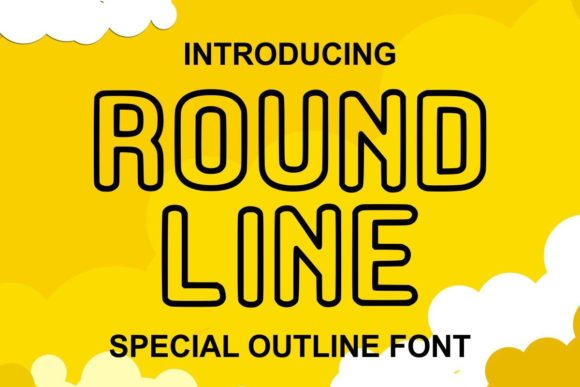 Round Line: A Friendly, Bold Display Font That Just Works