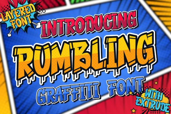 Rumbling: A Bold Display Font for Editorial Energy