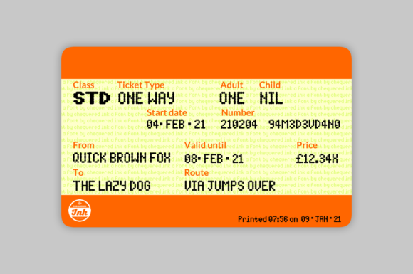 Spotted Rail Ticket: A Playful Display Font for Joyful Branding