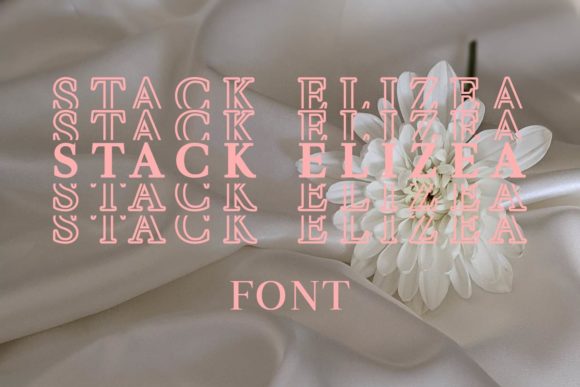 Stack Elizea: A Bold Display Font That Anchors Campaign Visuals