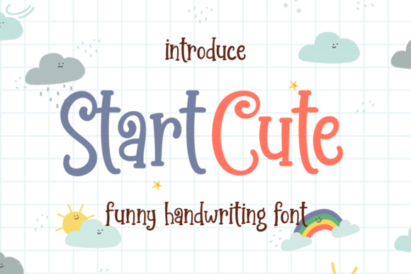 Start Cute: A Playful, Polished Display Font for Small Brands