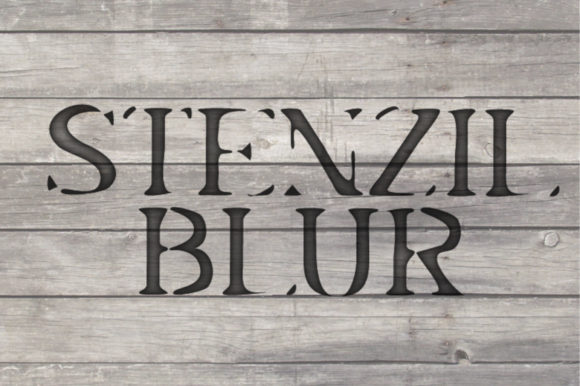 Stenzil Blur: A Bold Display Font for Editorial Impact