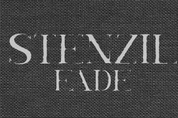 Stenzil Fade: A Bold Display Font That Holds Its Own