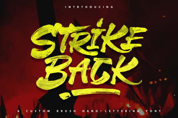 Strike Back: A Bold Display Font for Digital Impact