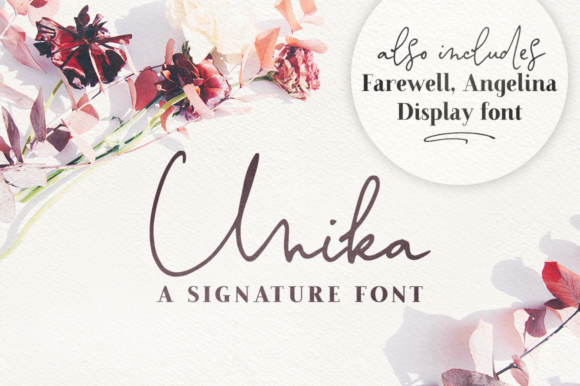 Unika Font: A Handwritten & Display Duo for Crafters